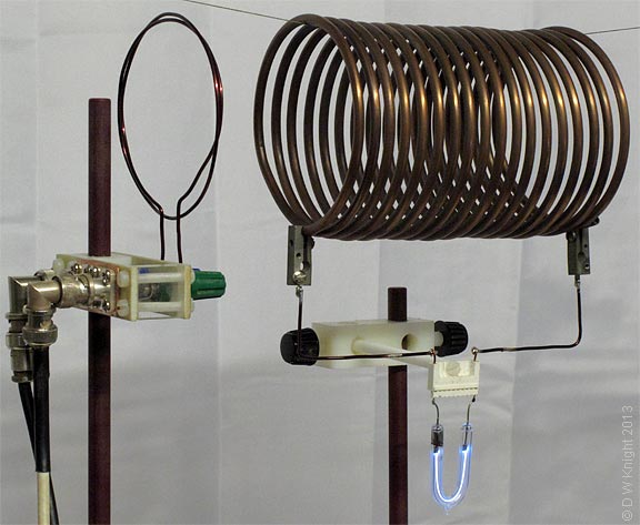 self-resonating coil with xenon tube